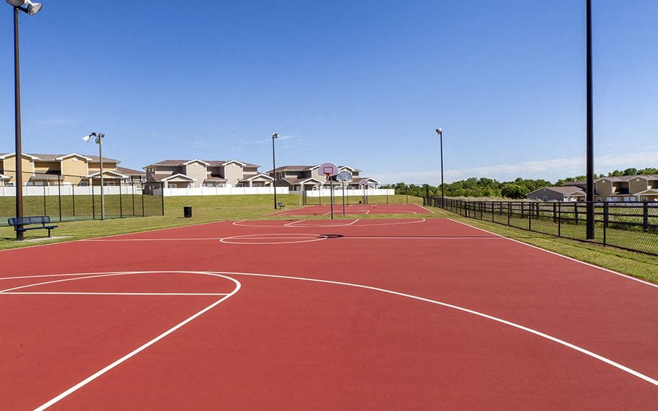 Tinker AFB Homes basketball court